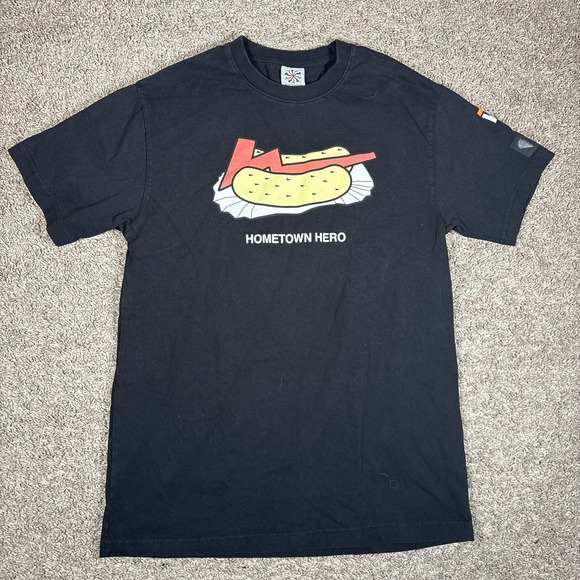 Who Jung Woo Other - Who Jung Woo T Shirt - Hometown Hero Graphic Logo - Men's Size Medium
